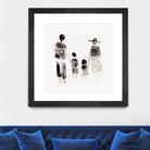 Family Silhouettes by Danushka Abeygoda on GIANT ART - 7200 illustration