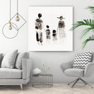Family Silhouettes by Danushka Abeygoda on GIANT ART - 7200 illustration