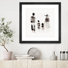 Family Silhouettes by Danushka Abeygoda on GIANT ART - 7200 illustration