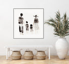 Family Silhouettes by Danushka Abeygoda on GIANT ART - 7200 illustration