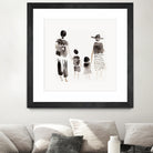 Family Silhouettes by Danushka Abeygoda on GIANT ART - 7200 illustration