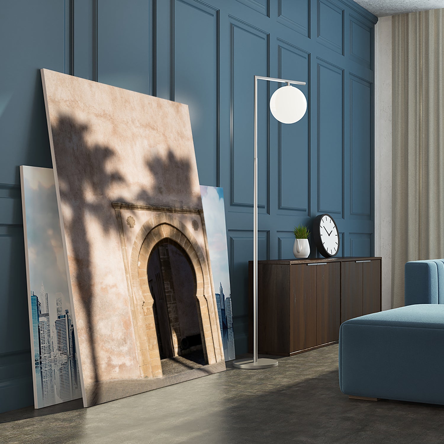 Shadow of a palm tree in Morocco by Photolovers on GIANT ART - mediterranean architecture photography mediterranean architecture