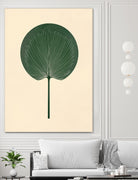 Green Palm Leaf by Annika Persson on GIANT ART - flowers and plants botanical art