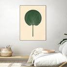 Green Palm Leaf by Annika Persson on GIANT ART - flowers and plants botanical art