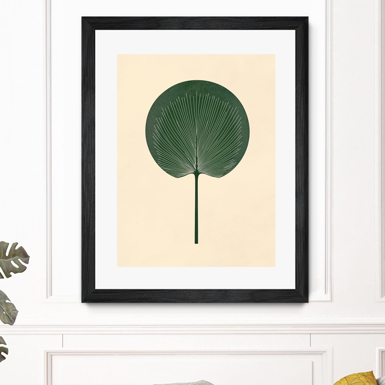 Green Palm Leaf by Annika Persson on GIANT ART - flowers and plants botanical art
