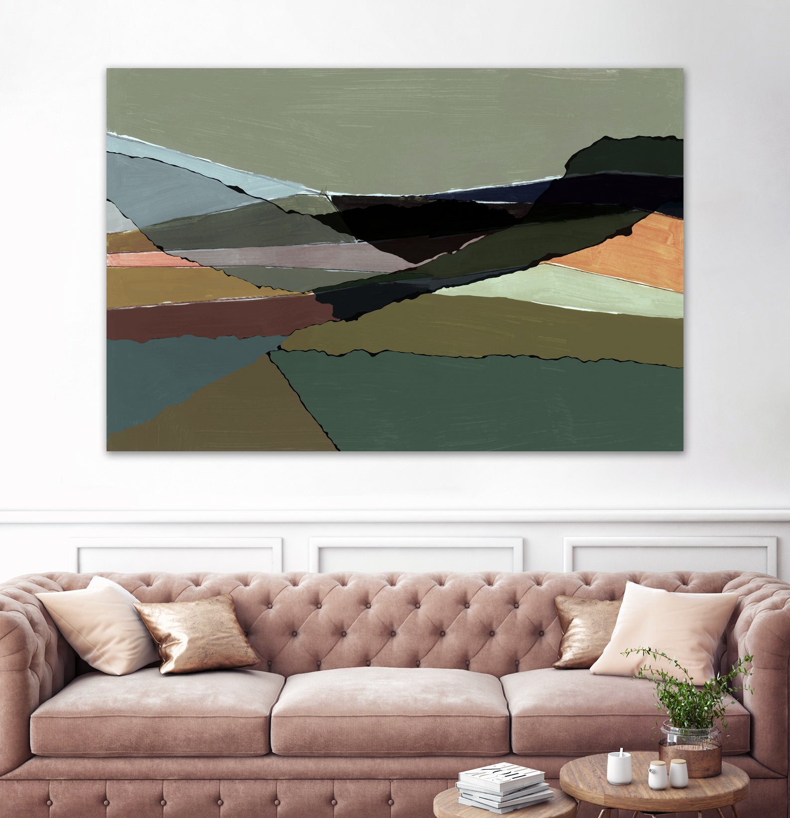 Subdued Landscape by cartissi on GIANT ART - abstract landscape art nature and landscapes abstract landscape art