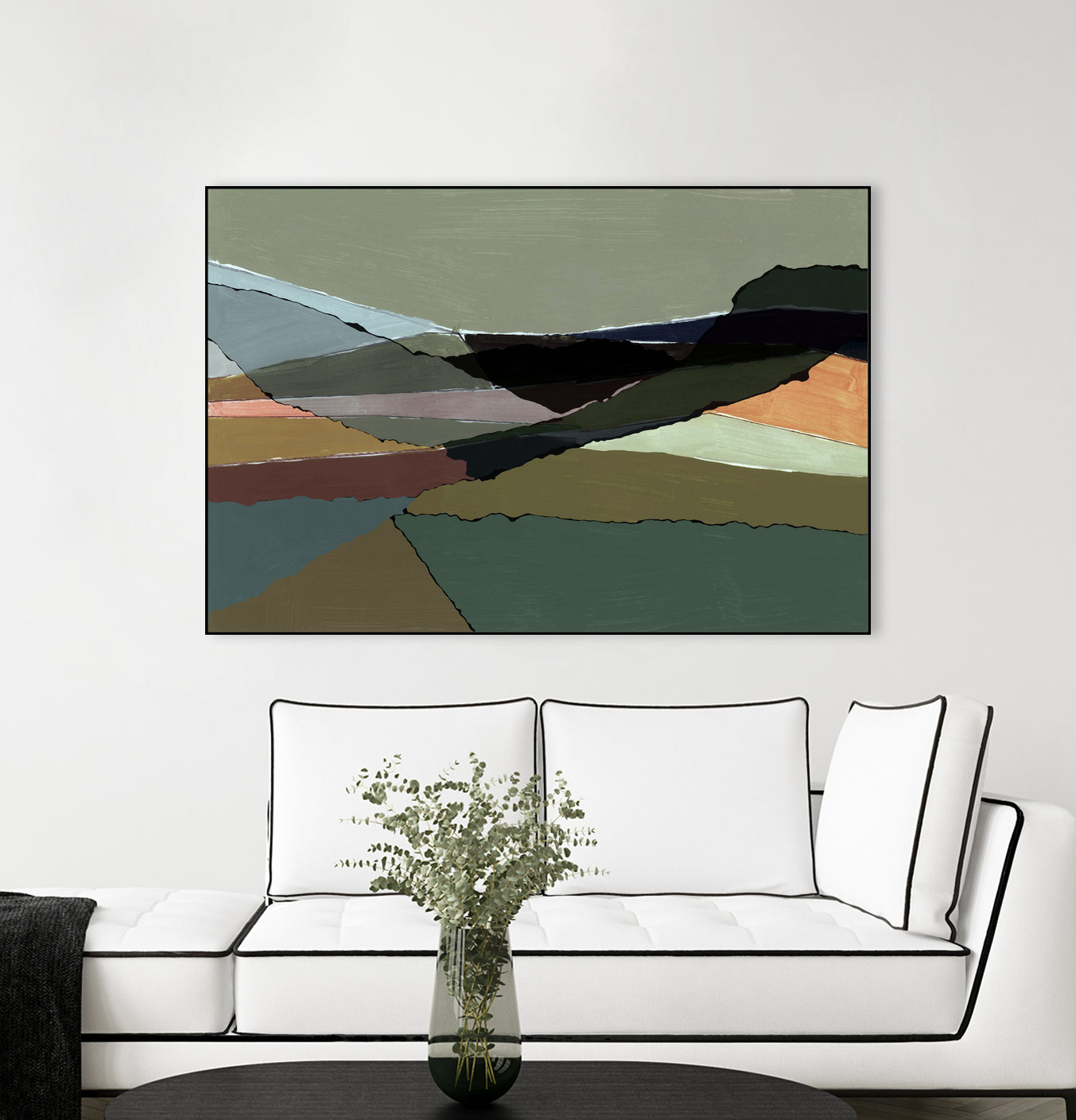 Subdued Landscape by cartissi on GIANT ART - abstract landscape art nature and landscapes abstract landscape art