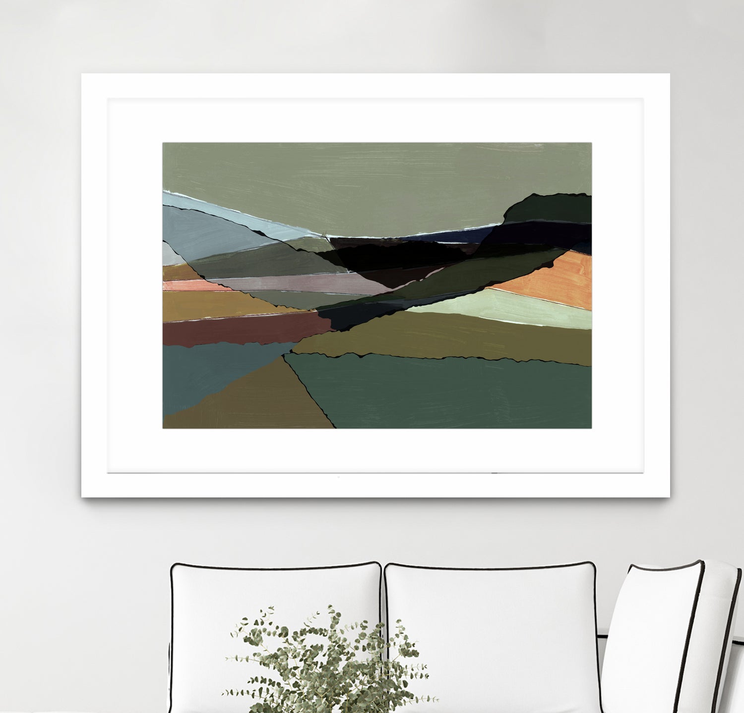 Subdued Landscape by cartissi on GIANT ART - abstract landscape art nature and landscapes abstract landscape art