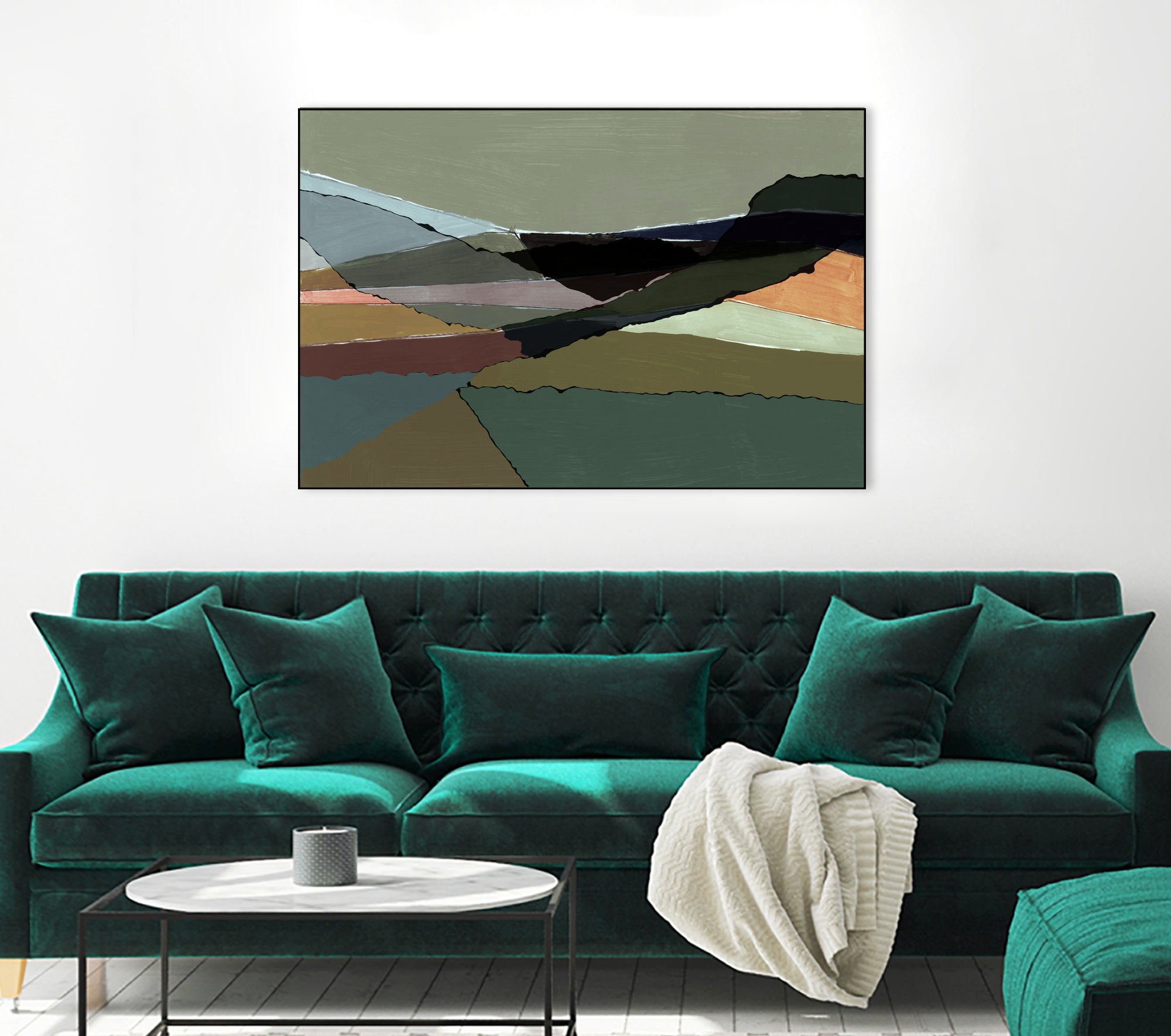 Subdued Landscape by cartissi on GIANT ART - abstract landscape art nature and landscapes abstract landscape art