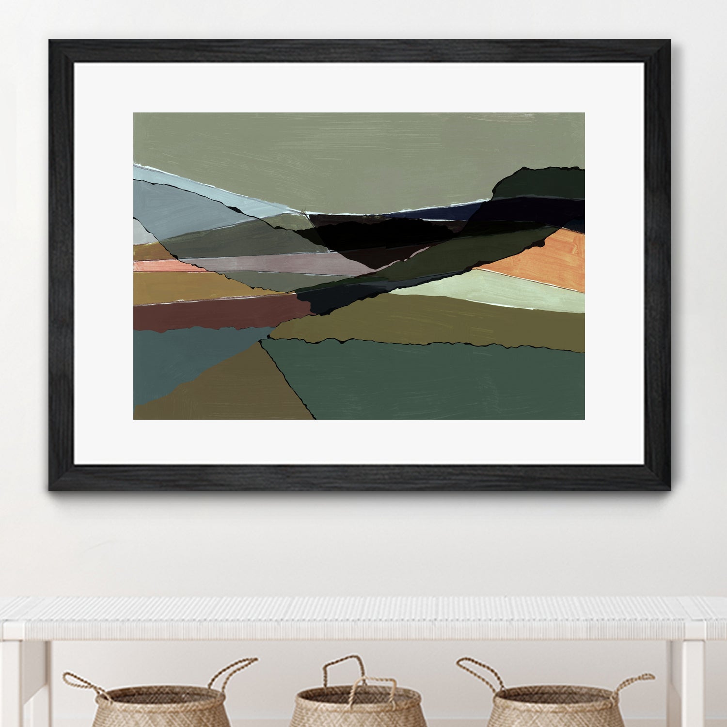 Subdued Landscape by cartissi on GIANT ART - abstract landscape art nature and landscapes abstract landscape art
