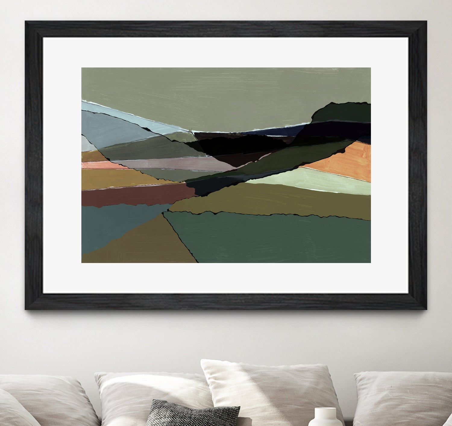 Subdued Landscape by cartissi on GIANT ART - abstract landscape art nature and landscapes abstract landscape art