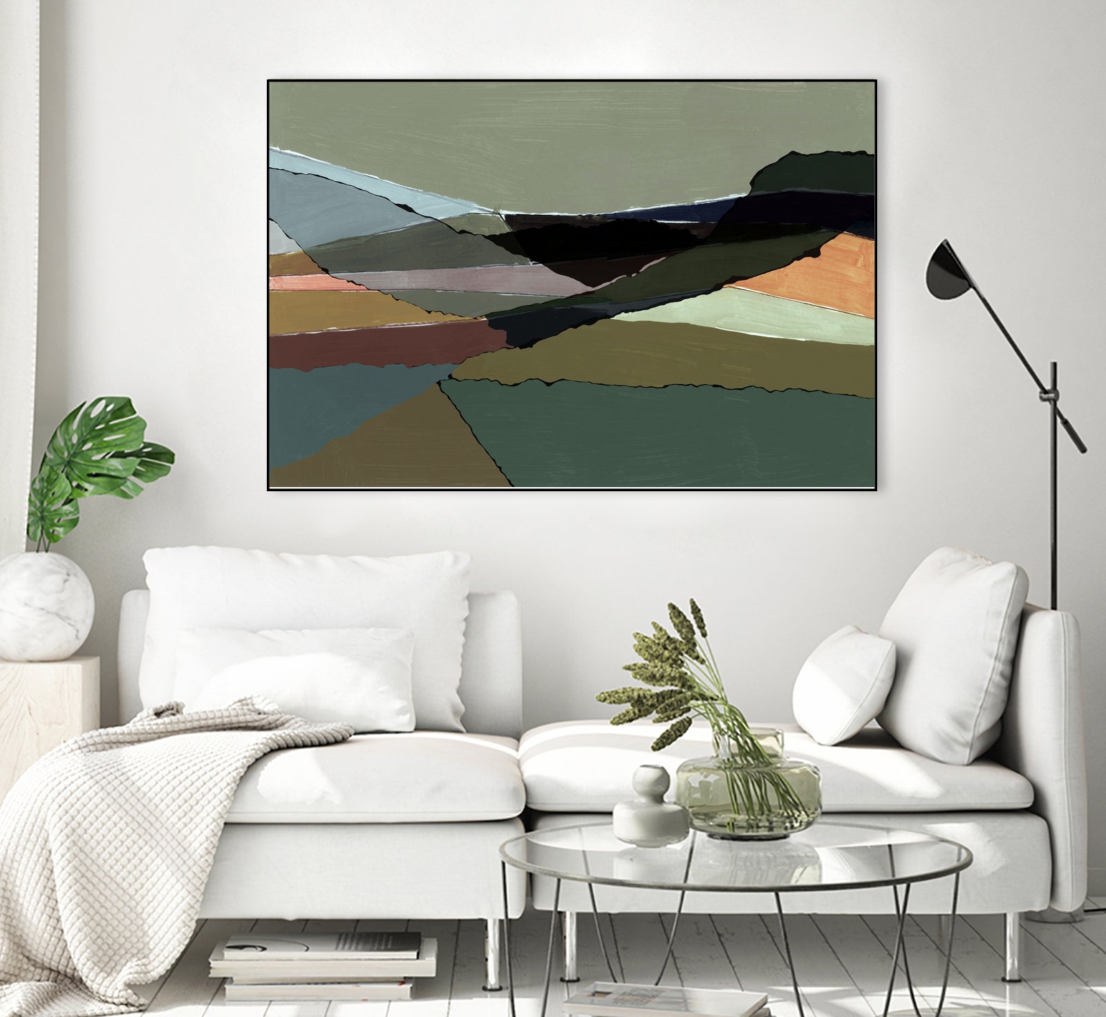 Subdued Landscape by cartissi on GIANT ART - abstract landscape art nature and landscapes abstract landscape art