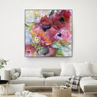 Vibrant Floral Abstract by Alexandra Higgins on GIANT ART - floral painting flowers and plants floral painting