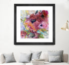 Vibrant Floral Abstract by Alexandra Higgins on GIANT ART - floral painting flowers and plants floral painting