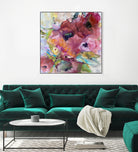 Vibrant Floral Abstract by Alexandra Higgins on GIANT ART - floral painting flowers and plants floral painting