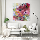 Vibrant Floral Abstract by Alexandra Higgins on GIANT ART - floral painting flowers and plants floral painting