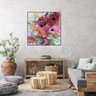 Vibrant Floral Abstract by Alexandra Higgins on GIANT ART - floral painting flowers and plants floral painting