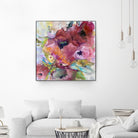 Vibrant Floral Abstract by Alexandra Higgins on GIANT ART - floral painting flowers and plants floral painting
