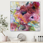 Vibrant Floral Abstract by Alexandra Higgins on GIANT ART - floral painting flowers and plants floral painting