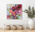 Vibrant Floral Abstract by Alexandra Higgins on GIANT ART - floral painting flowers and plants floral painting
