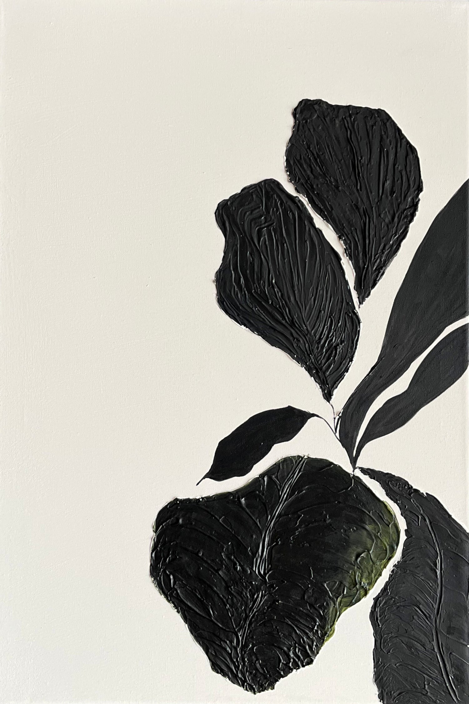 Floral Abstract 1 by Soniya Vijayakumar on GIANT ART -  flowers and plants 