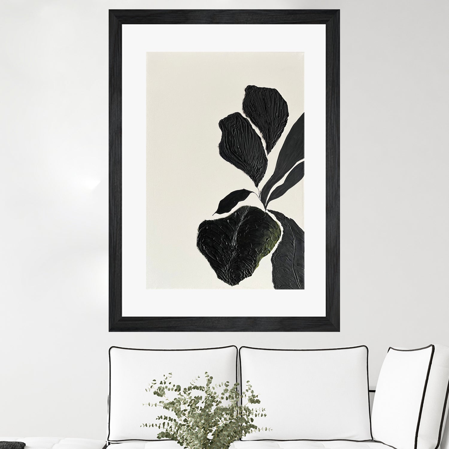 Floral Abstract 1 by Soniya Vijayakumar on GIANT ART -  flowers and plants 