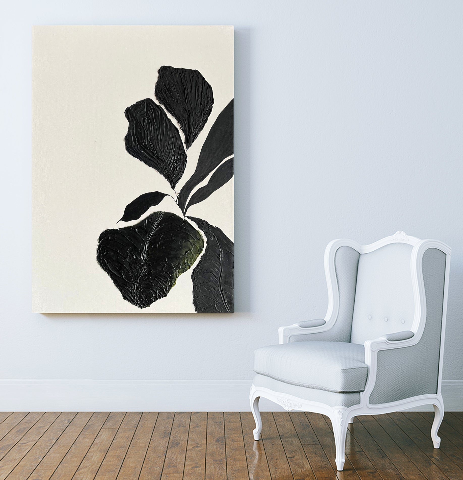 Floral Abstract 1 by Soniya Vijayakumar on GIANT ART -  flowers and plants 