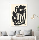 Textured flower silhouettes by Angela Minca on GIANT ART - graphic floral flowers and plants graphic floral