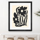 Textured flower silhouettes by Angela Minca on GIANT ART - graphic floral flowers and plants graphic floral