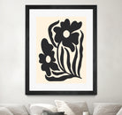 Textured flower silhouettes by Angela Minca on GIANT ART - graphic floral flowers and plants graphic floral