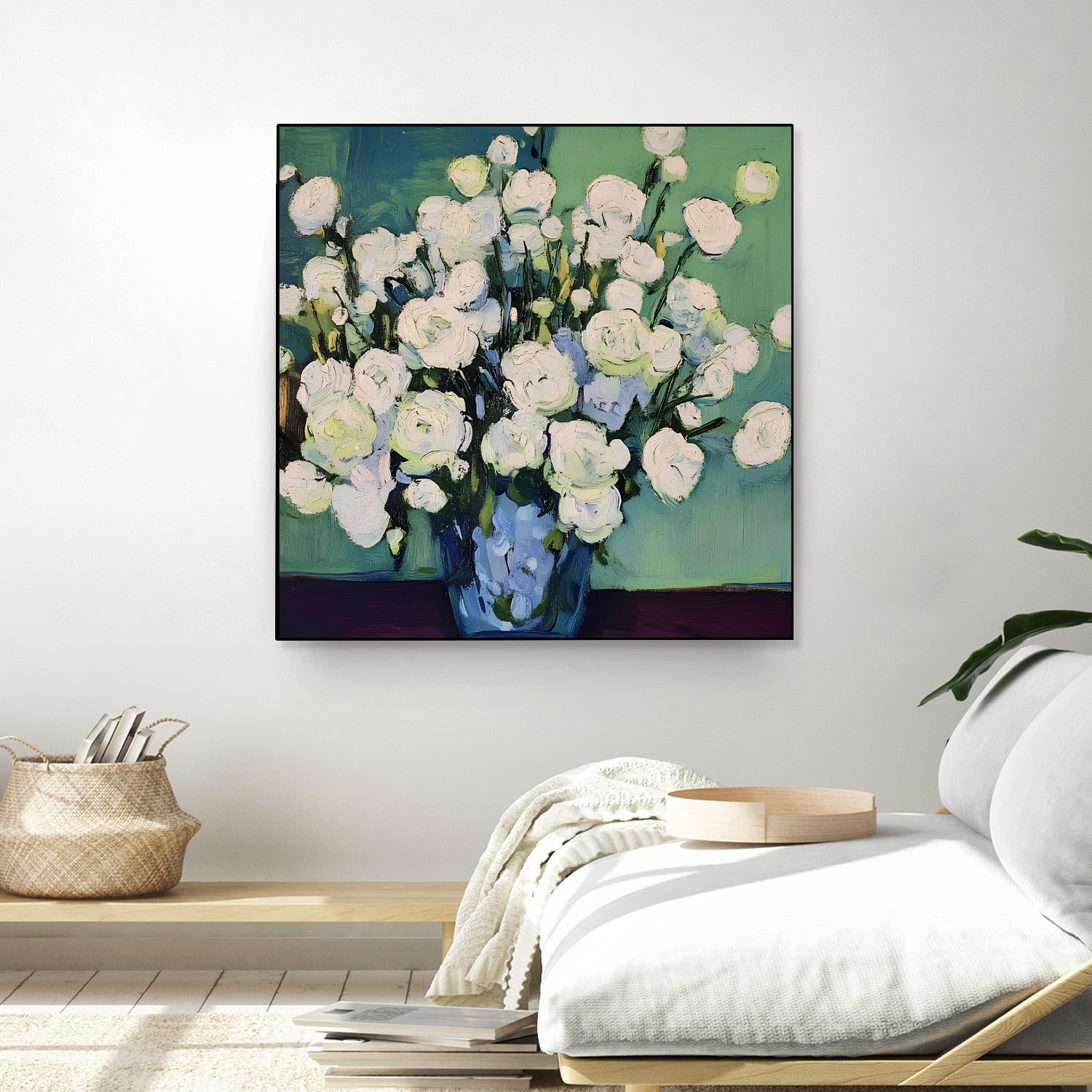 White Roses by Avanesova Elena on GIANT ART -  white roses