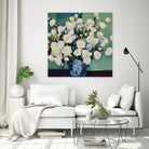 White Roses by Avanesova Elena on GIANT ART -  white roses