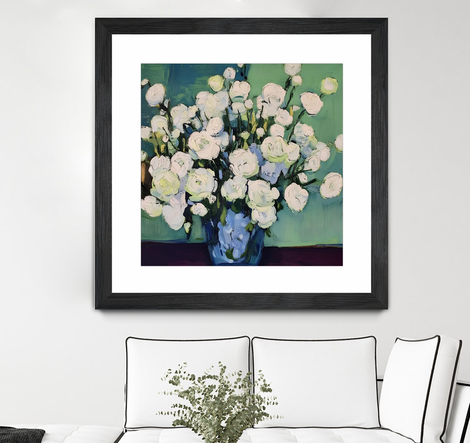 White Roses by Avanesova Elena on GIANT ART -  white roses