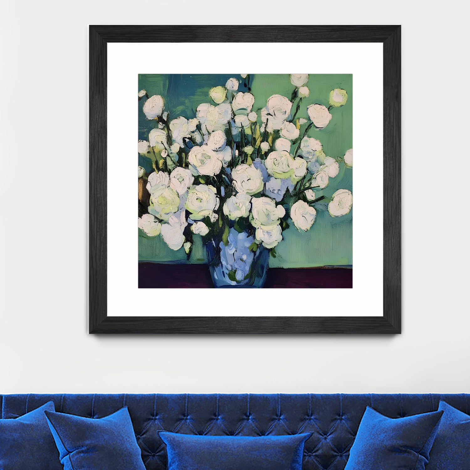 White Roses by Avanesova Elena on GIANT ART -  white roses