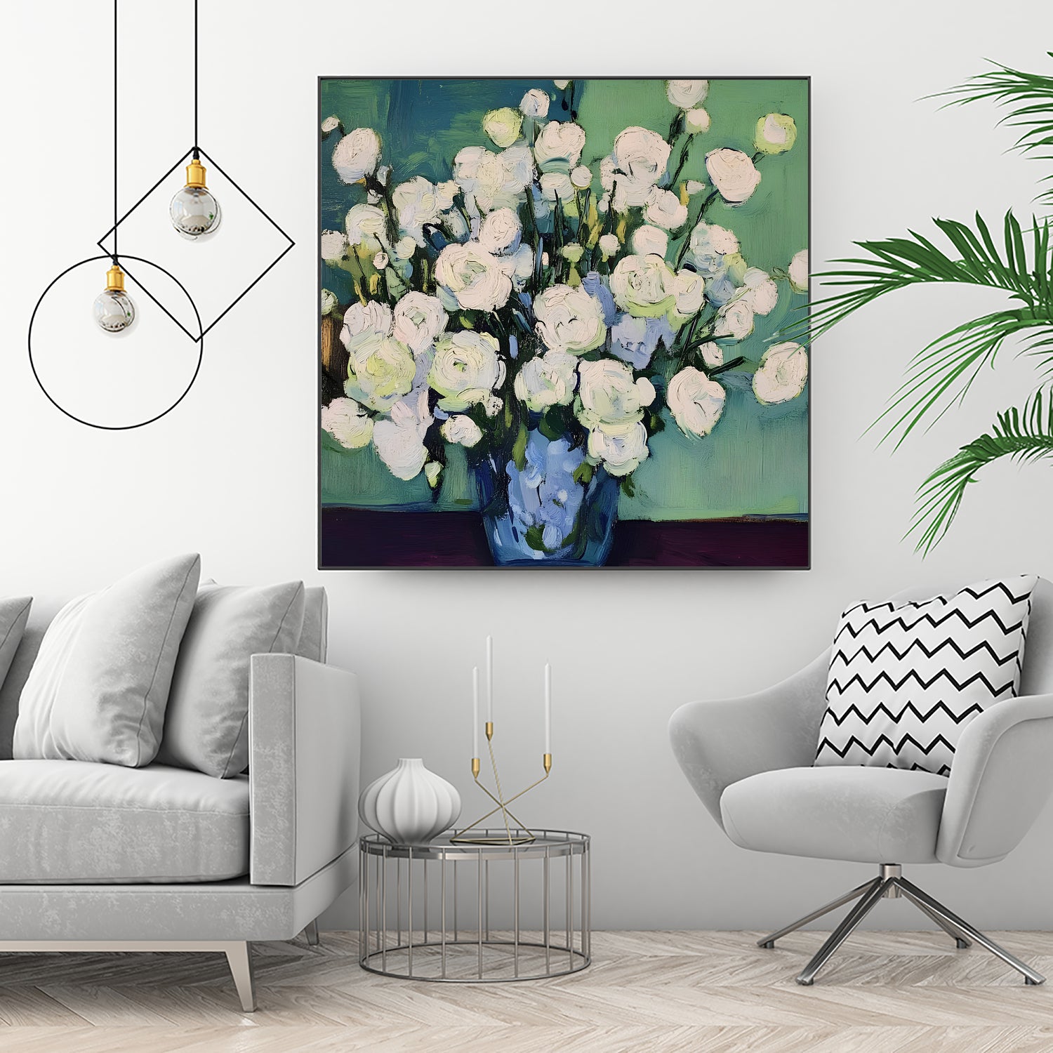 White Roses by Avanesova Elena on GIANT ART -  white roses