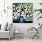 White Roses by Avanesova Elena on GIANT ART -  white roses