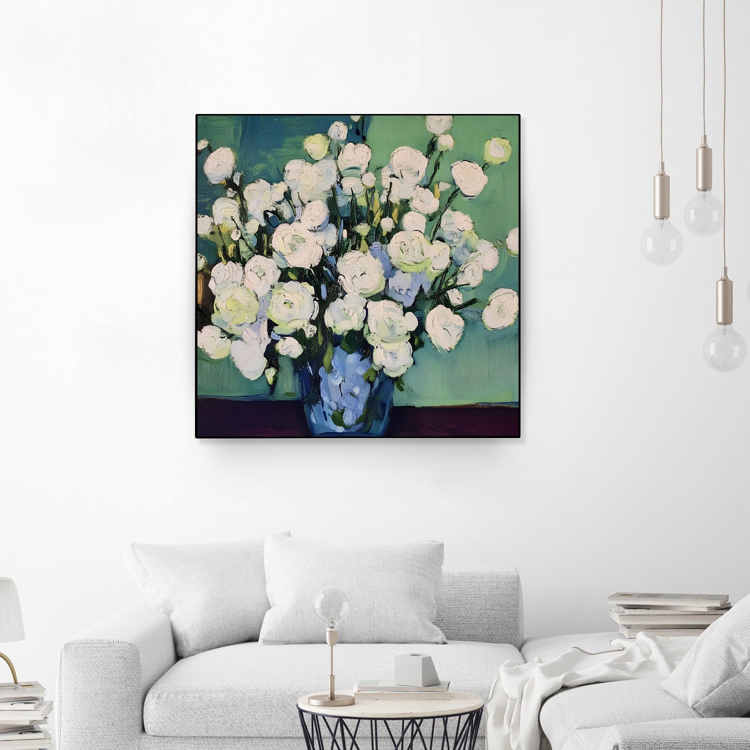 White Roses by Avanesova Elena on GIANT ART -  white roses