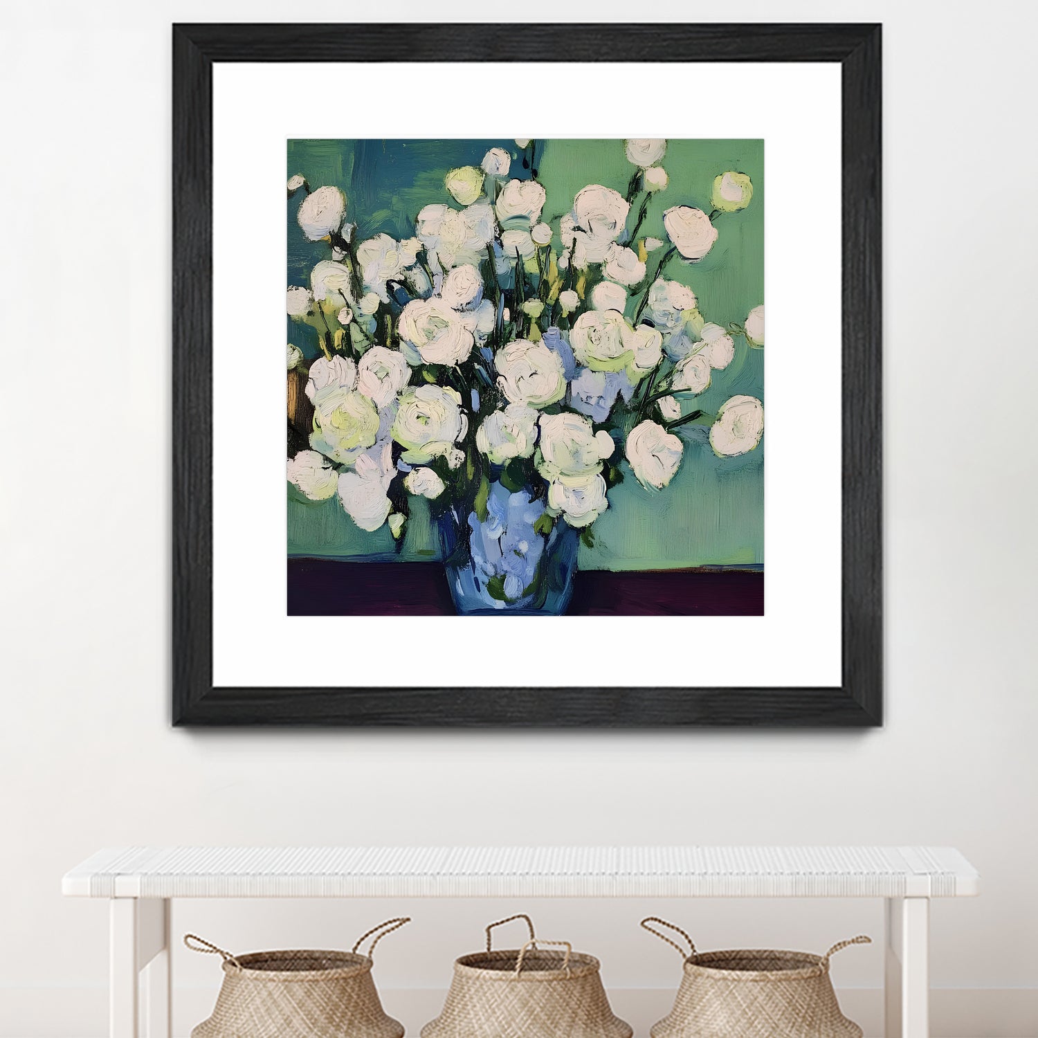 White Roses by Avanesova Elena on GIANT ART -  white roses