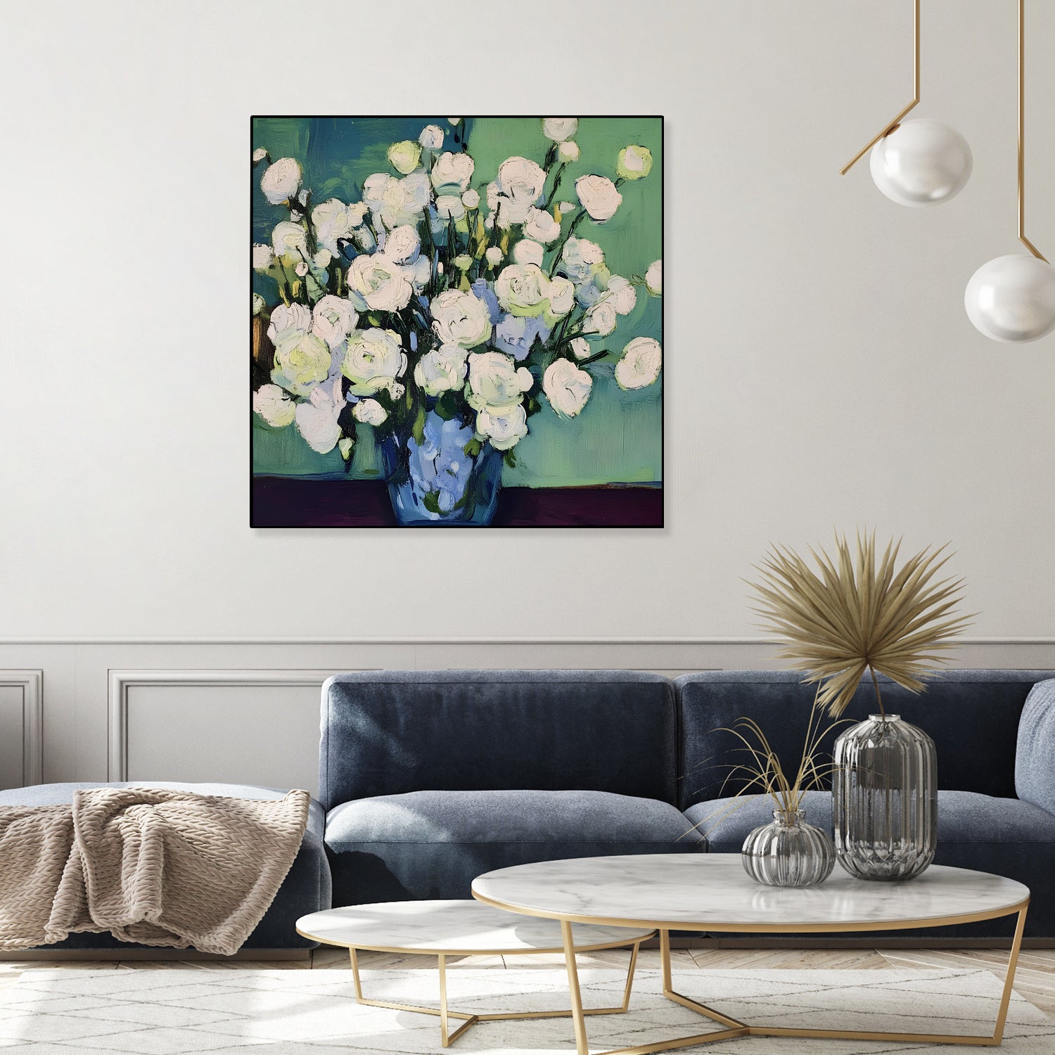 White Roses by Avanesova Elena on GIANT ART -  white roses