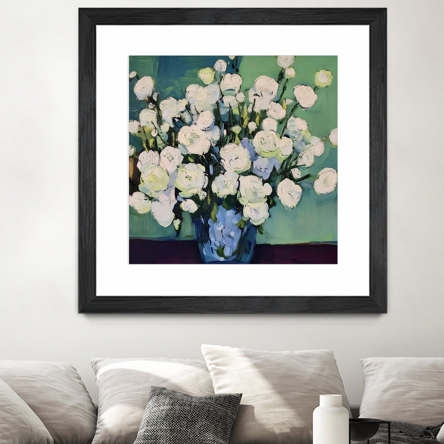 White Roses by Avanesova Elena on GIANT ART -  white roses