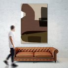 Layered Geometric Shapes And Earthy Tones by cartissi on GIANT ART - 7200 illustration