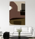 Layered Geometric Shapes And Earthy Tones by cartissi on GIANT ART - 7200 illustration
