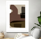 Layered Geometric Shapes And Earthy Tones by cartissi on GIANT ART - 7200 illustration