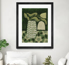 Green Tulip Still Life by Susan Black on GIANT ART - flowers and plants vintage floral art