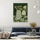 Green Tulip Still Life by Susan Black on GIANT ART - flowers and plants vintage floral art