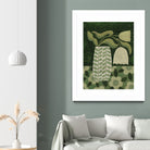 Green Tulip Still Life by Susan Black on GIANT ART - flowers and plants vintage floral art