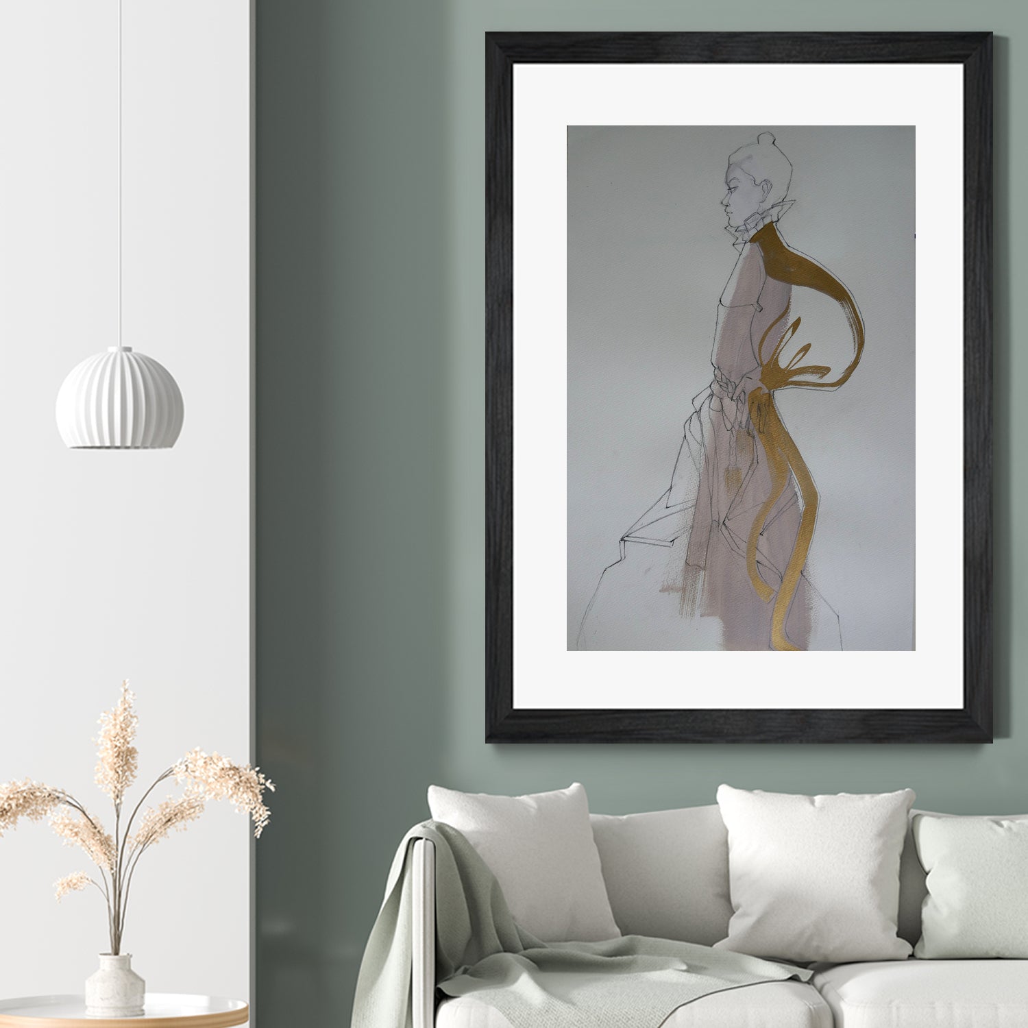 Golden Dress by Doris Schmitz on GIANT ART - 2958 photography