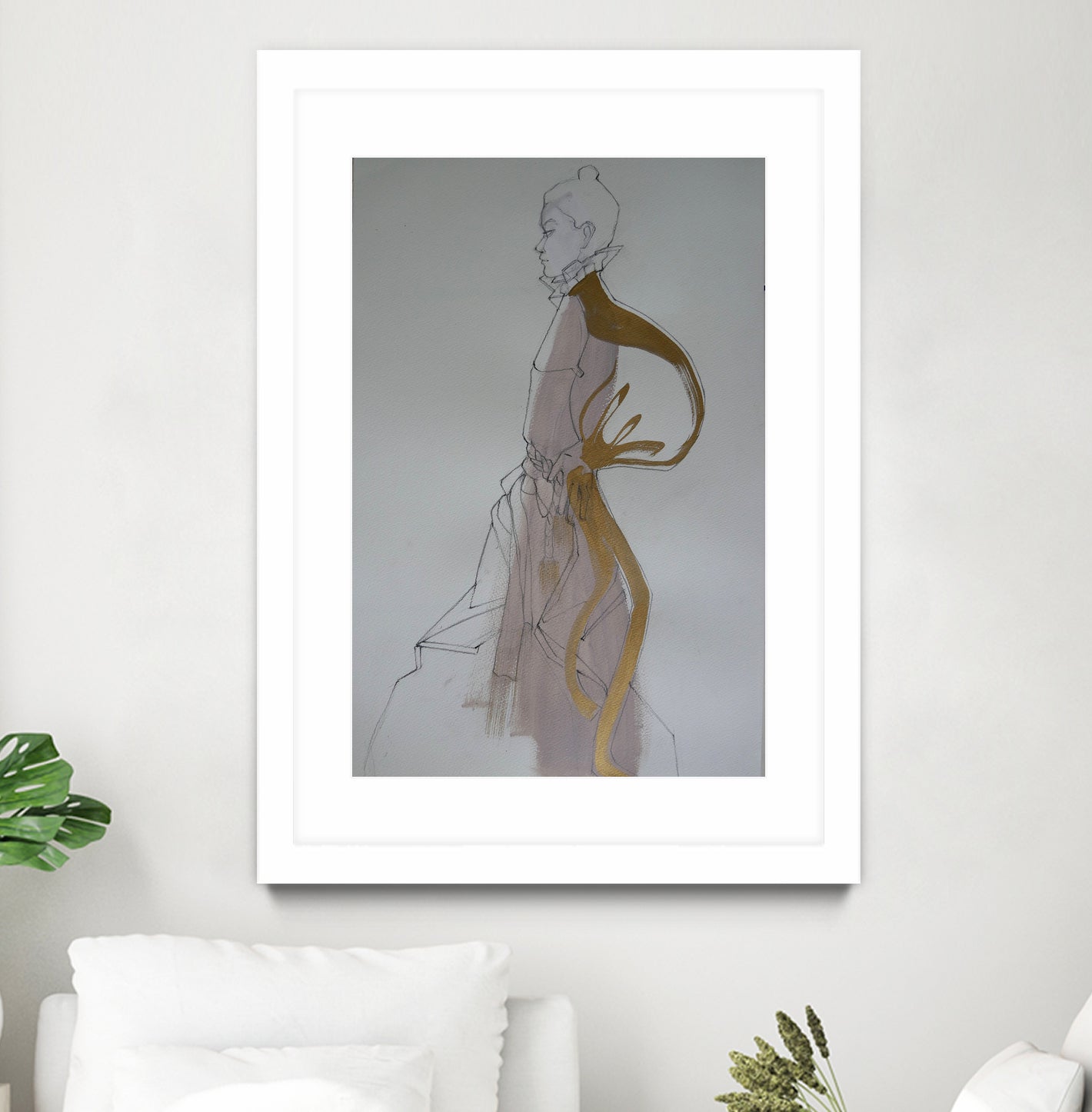 Golden Dress by Doris Schmitz on GIANT ART - 2958 photography