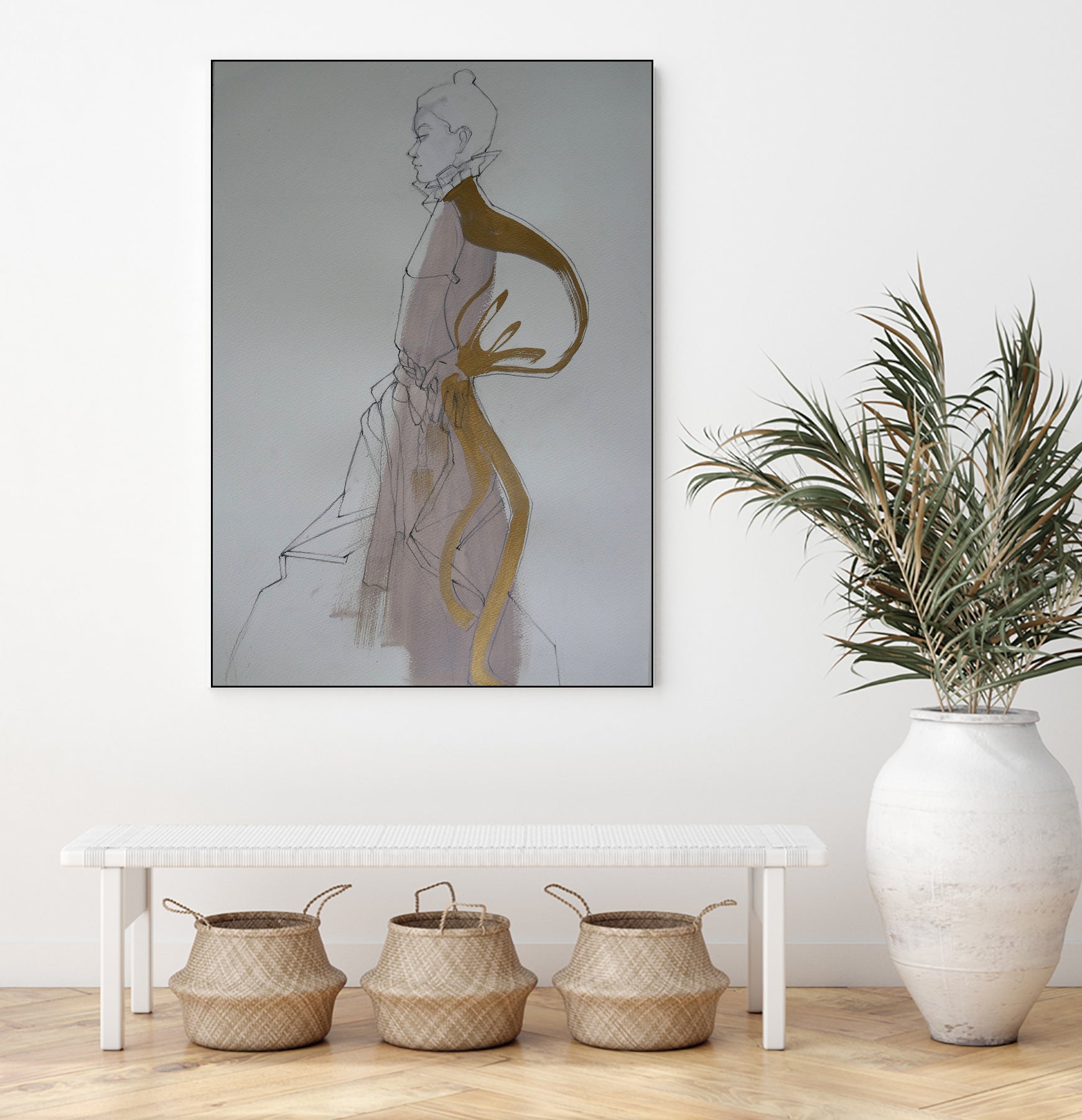 Golden Dress by Doris Schmitz on GIANT ART - 2958 photography