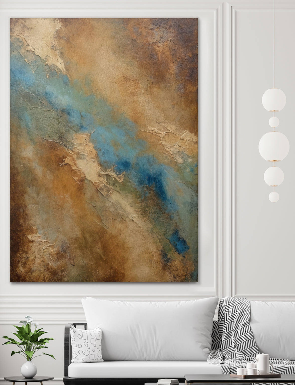 River Through the Desert by Alpenglow Workshop on GIANT ART -  abstract